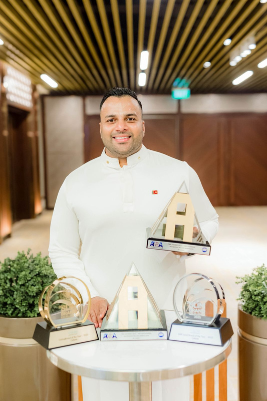 Janik Jayasuriya with multiple business and marketing awards
